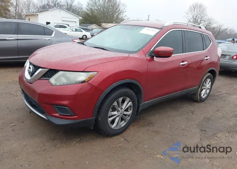 2016 Nissan Rogue Sv из США, поврежденный, VIN KNMAT2MT4GP623988